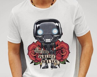 Star Wars Rogue One - K-2SO - White T-shirt