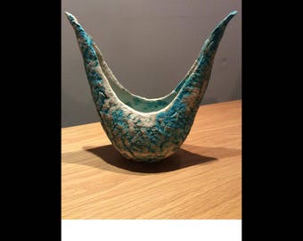Welsh ceramic sculptural vessel
