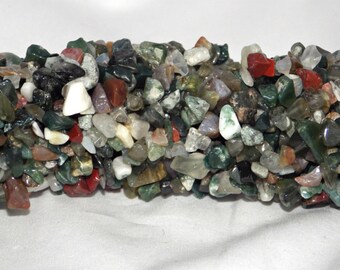 Fancy Jasper Beads 5x8mm on String
