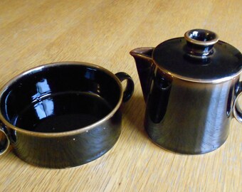Vintage Dansk Dusk Cream and Sugar Set by Niels Refsgaard