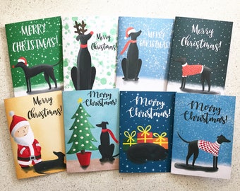Greyhound Christmas Cards (digital download only)