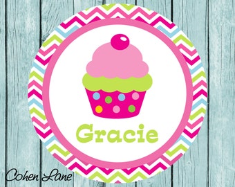 Printable Personalized Birthday iron on Tshirt Transfer Design. Cupcake Iron On Transfer. Personalized iron on. Printable Iron on.