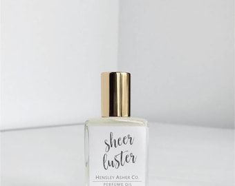Sheer Luster - Natural Perfume Oil - Vegan Perfume- Jojoba Oil - Roll on Perfume - Roller ball perfume - Small Perfume