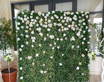 Backdrop Crepe Paper Flowers