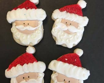 12 Santa Claus Christmas cookies