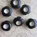 vintage black-white flower button, retro flower button, black button, white button, flower button, Vintage schwarz-weißen Blumenknopf