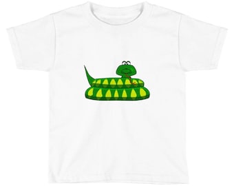 Cartoon Snake Kids Graphic T-Shirt