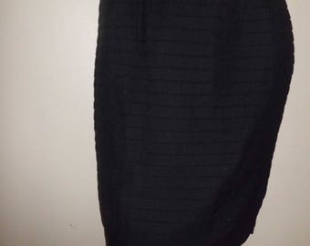 Black t36 GEORGES RECH pencil skirt