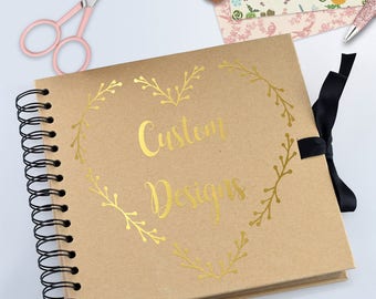 Personalised Scrapbook / Photo Album Custom Designed
