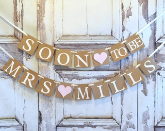Engagement Banner, Soon to Be Banner, Engagement Party Decor, Rustic, Glitter Engagement Party, Wedding Reception, Couples Shower