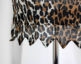 Vintage Lingerie Vanity Fair Leopard Print Half Slip X-Small