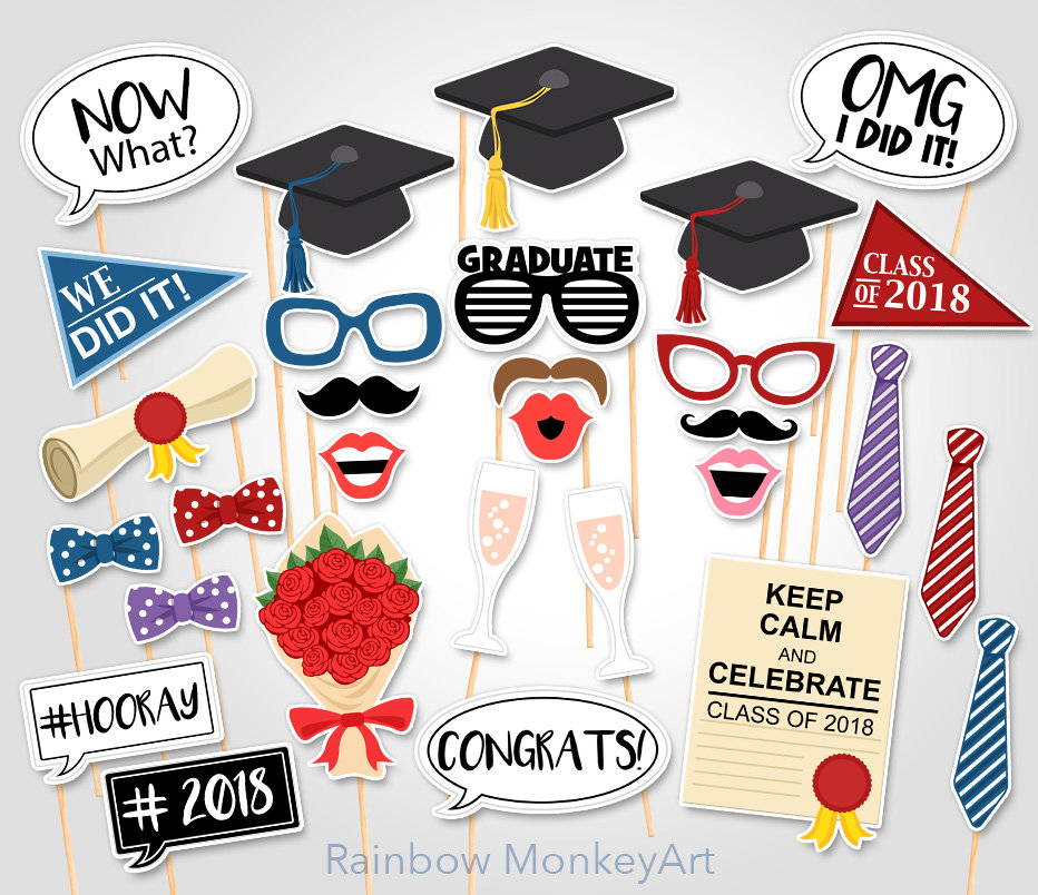 This is a graphic of Shocking Free Printable Graduation Photo Booth Props It is a photo of Shocking Free Printable Graduation Photo Booth Props
