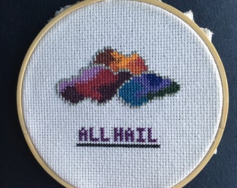 Glow Cloud Cross Stitch