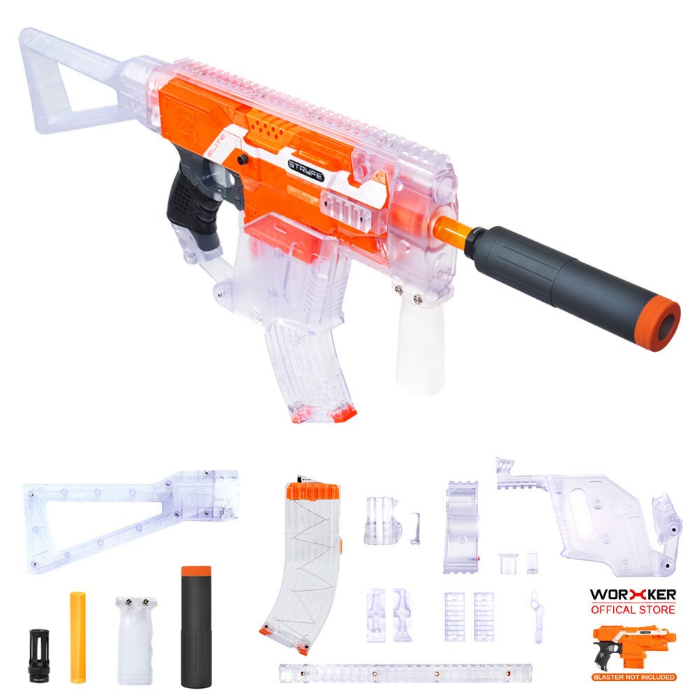 Worker MOD Kriss Vector Imitation Kit Clear Combo for Nerf