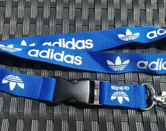 ADIDAS Lanyard Blue with White Print High Quality
