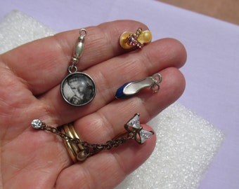 Lot Of Salvaged Charms Pendants Body Jewelry