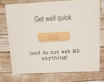Funny get well card, feel batter soon, after surgery card , sick , feel better card, sorry card , funny greeting cards, sympathy card , well