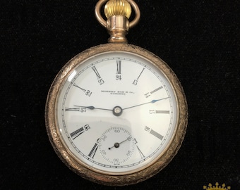 Murphy Son & Co., Toronto Canadian Railroad Dial Pocket Watch