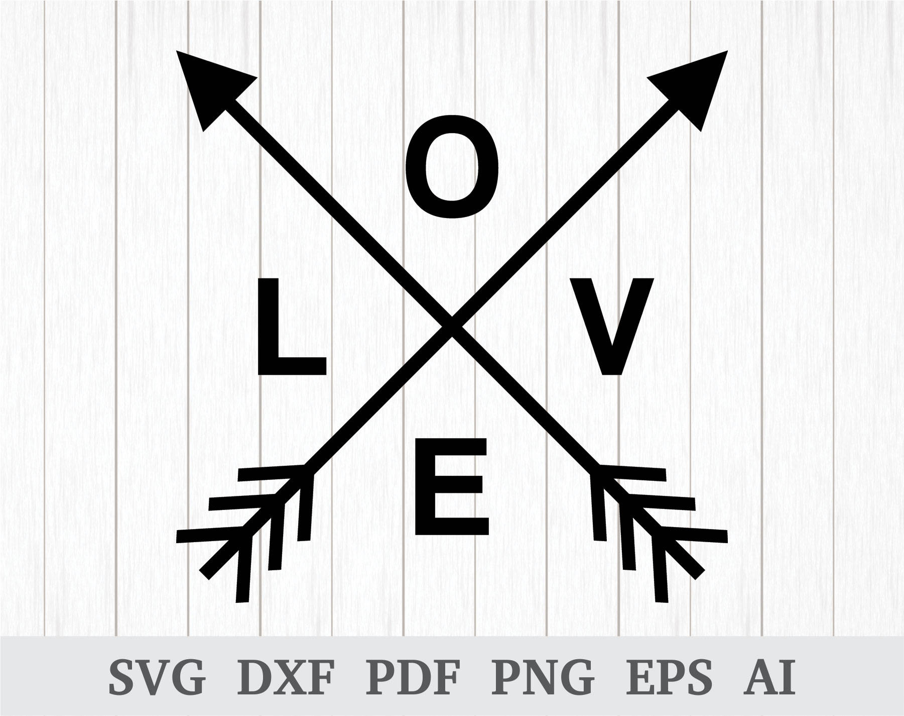 Love Arrows SVG Love SVG Valentine's Day SVG Arrows svg