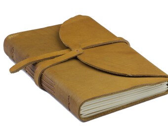 Leather Notepad А5 Olive Beige