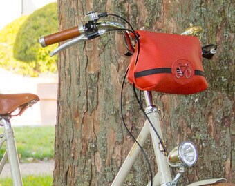 Bike Pannier/handlebar bag/bicycle bag/ bike bag/ cycle bag/ bag pannier/ simple pannier/red