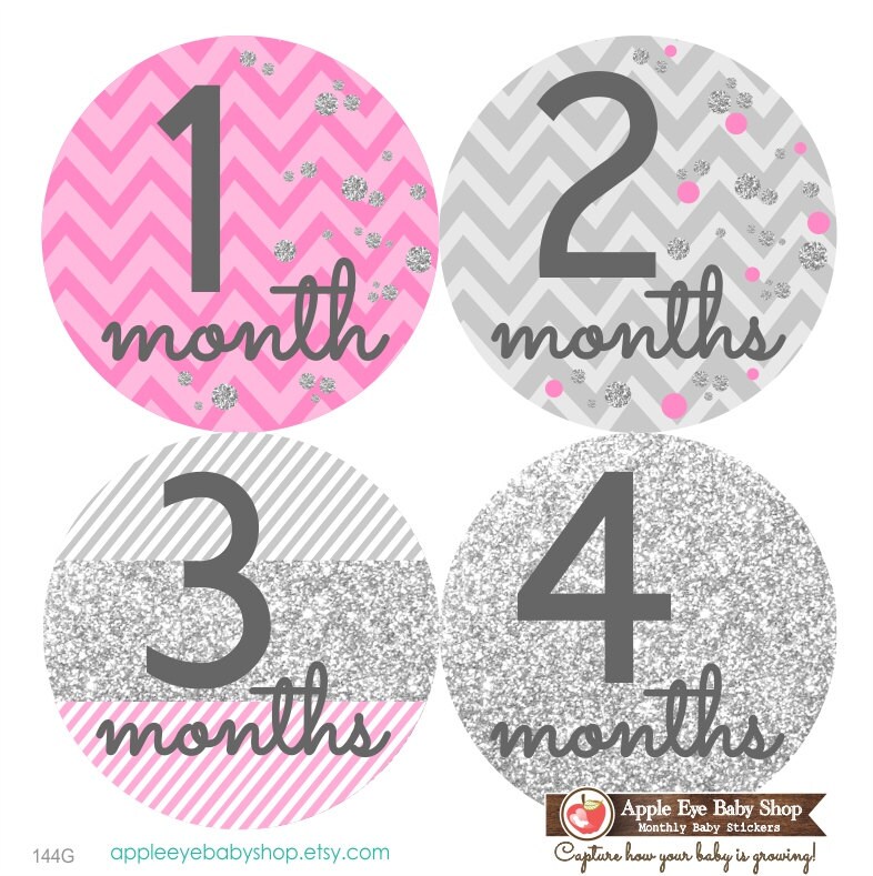 Baby Monthly Stickers FREE Baby Month Milestone Sticker Baby
