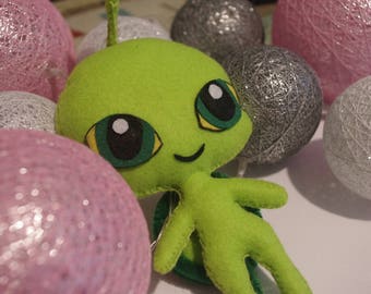 Plush Sam the turtle: Wayzz - felt, handmade