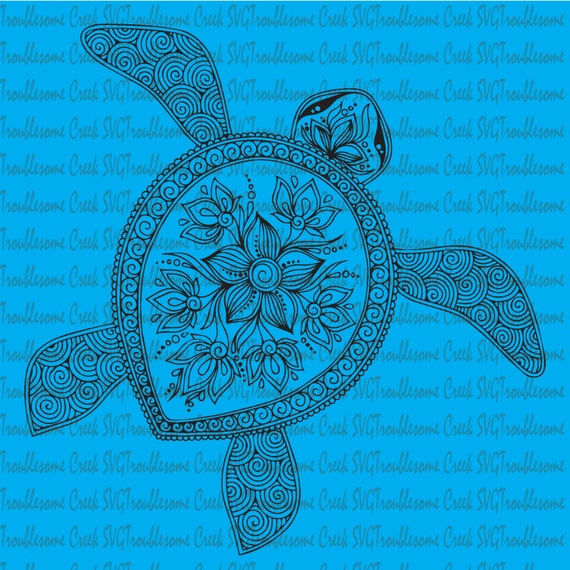 Download Turtle Mandala Turtle Tribal Turtle Sea Animal SVG