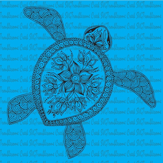 Download 287+ Mandala Turtle Svg Free File Include SVG PNG EPS DXF