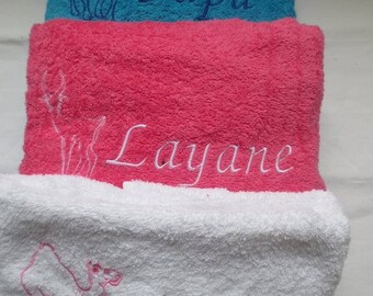 Custom / personalized bath towel or napkin