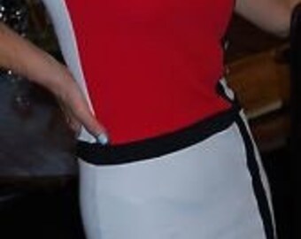 Mondrian color block 60's style