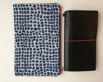 Planner Bag - Traveler's Notebook - Midori - Moleskine - Leuchtturm - TN bag - TN Pouch - Journal Bag - Personal Planner - Chic Sparrow