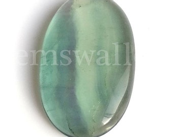 Fluorite Oval Cabochon, Natural Fluorite Designer Cabochon, 34x20 MM, Fluorite Smooth Cabochon, 40 Cts, Fluorite Loose Gemstone.