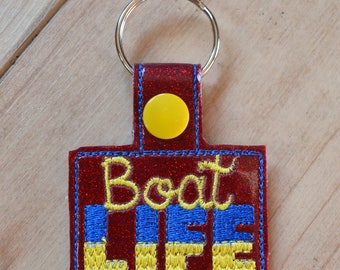 Boat Life Keyfob, key fob, key chain
