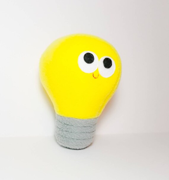 Light Bulb Plush Toy Plush Bulb Plush Light Stuffed