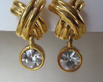 X Dangle Sparkle - earrings
