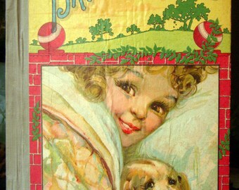 Bright Eyes, Vintage Hardcover Early 1900s Antique Hardback, M. A. Donohue and Company, Childrens Antique Picture Book