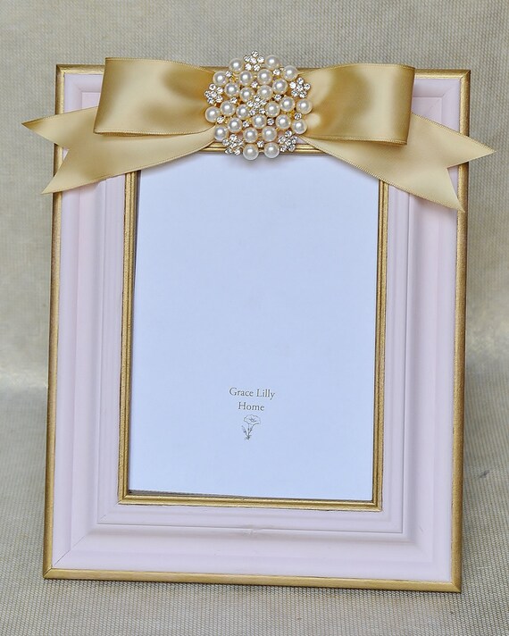 Pink Nursery Gift Girl Picture Frame CHOOSE your Size 4x6