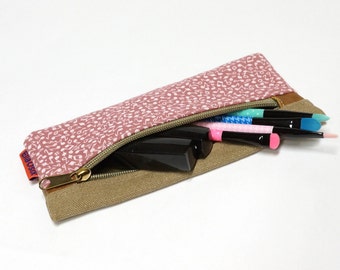 Musical Notes Pencil Pouch, Zipper Pouch, Cosmetic Bag, Sunglasses Case, Travel Pouch, Makeup bag handmade by EllaOsix