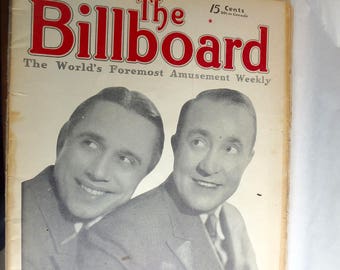 the Billboard weekly magazine 7-1-1933