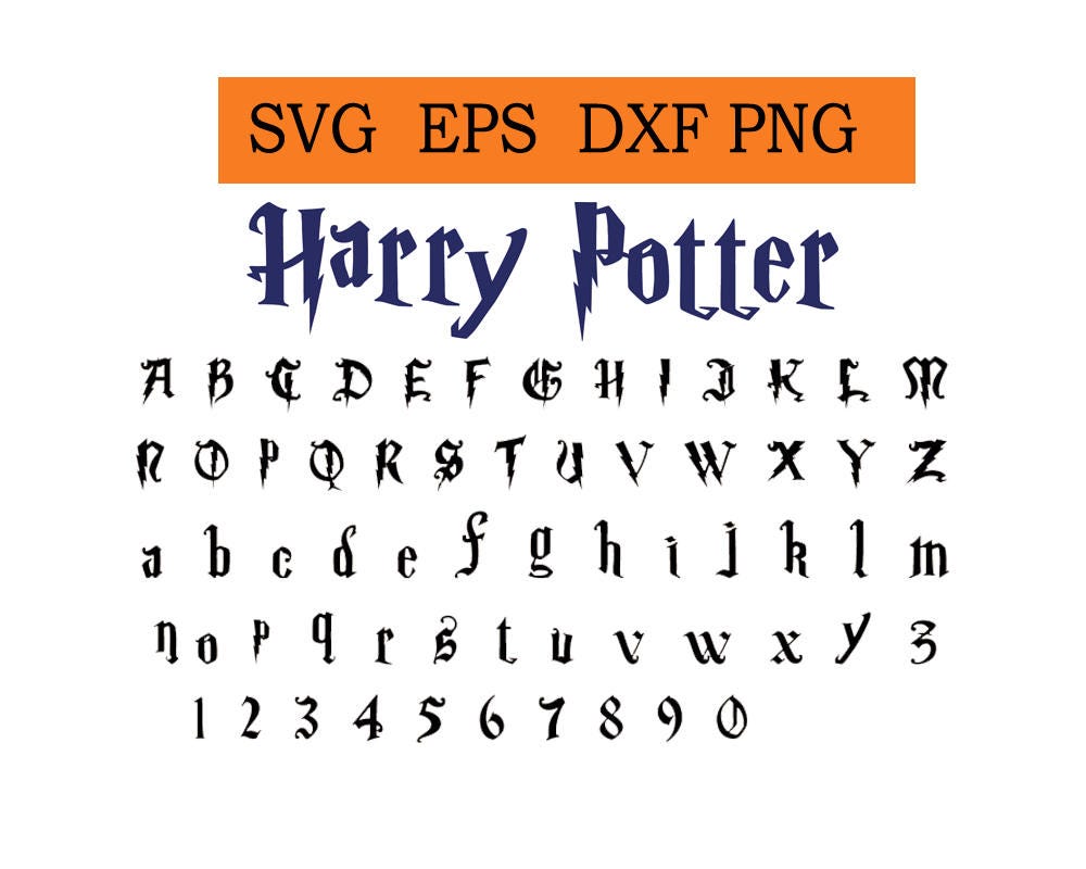 harry potter font style for css html
