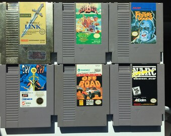 Original NES Games: Zelda II The Adventures of Link, Bad News Baseball, Fester's Quest, Spy Vs Spy, Super Off Road, Narc