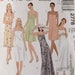 McCall's 2778 Sewing Pattern Semi-Fitted Slip Dress Bust Darts Back Zipper Shoulder Strap Variations Easy UNCUT Factory Folds Sizes 10-12-14