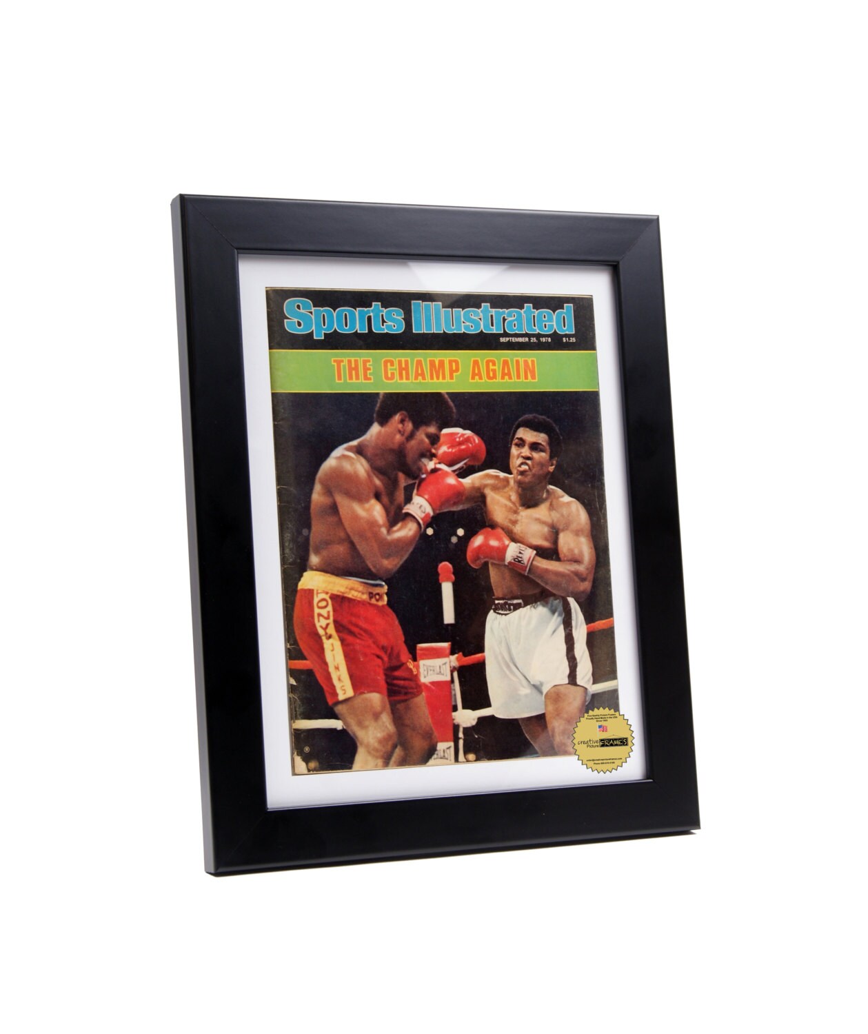 Black Sports Illustrated Frame Display your Vintage Sports