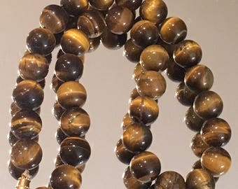Tigers Eye Beaded Necklace