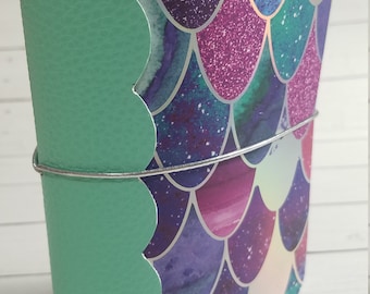 Mermaid pocket sized Traveler's Notebook Cover