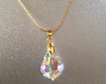 Swarovski Necklace, Swarovski Baroque Pendant Necklace