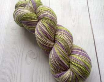 SALE Crazy sock yarn - merino 80%, handdyed yarn 100g