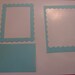 square scallop frame die cuts