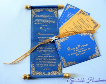 scroll for invitation